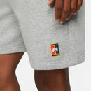 Dark Grey Heather Graphic Fleece Nike SB Shorts Detail