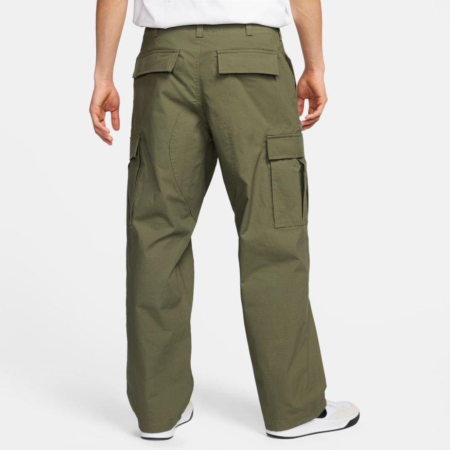 Nike SB Kearny Cargo Pants - Medium Olive/White – Exodus Ride Shop