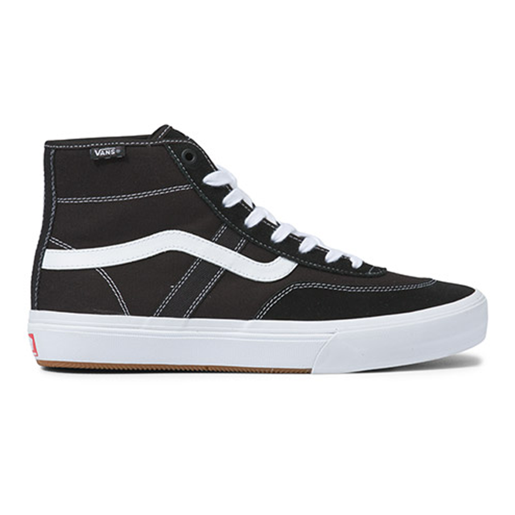 Vans Gilbert Crockett High Skateboard Shoe - Black/White – Exodus Ride Shop
