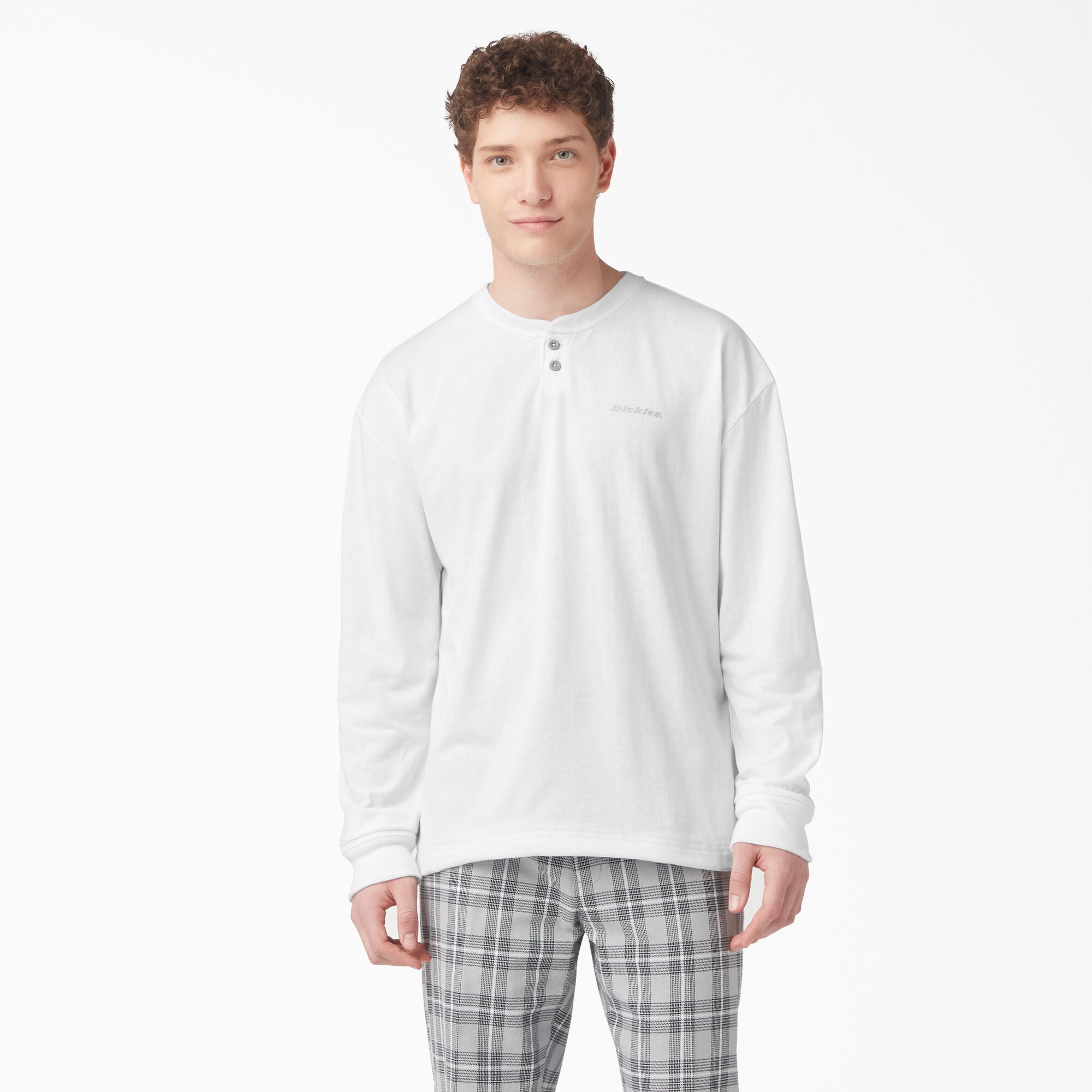 Dickies Long Sleeve Henley Tee - Gingerbread