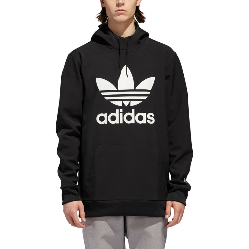 adidas team tech fleece black hoodie