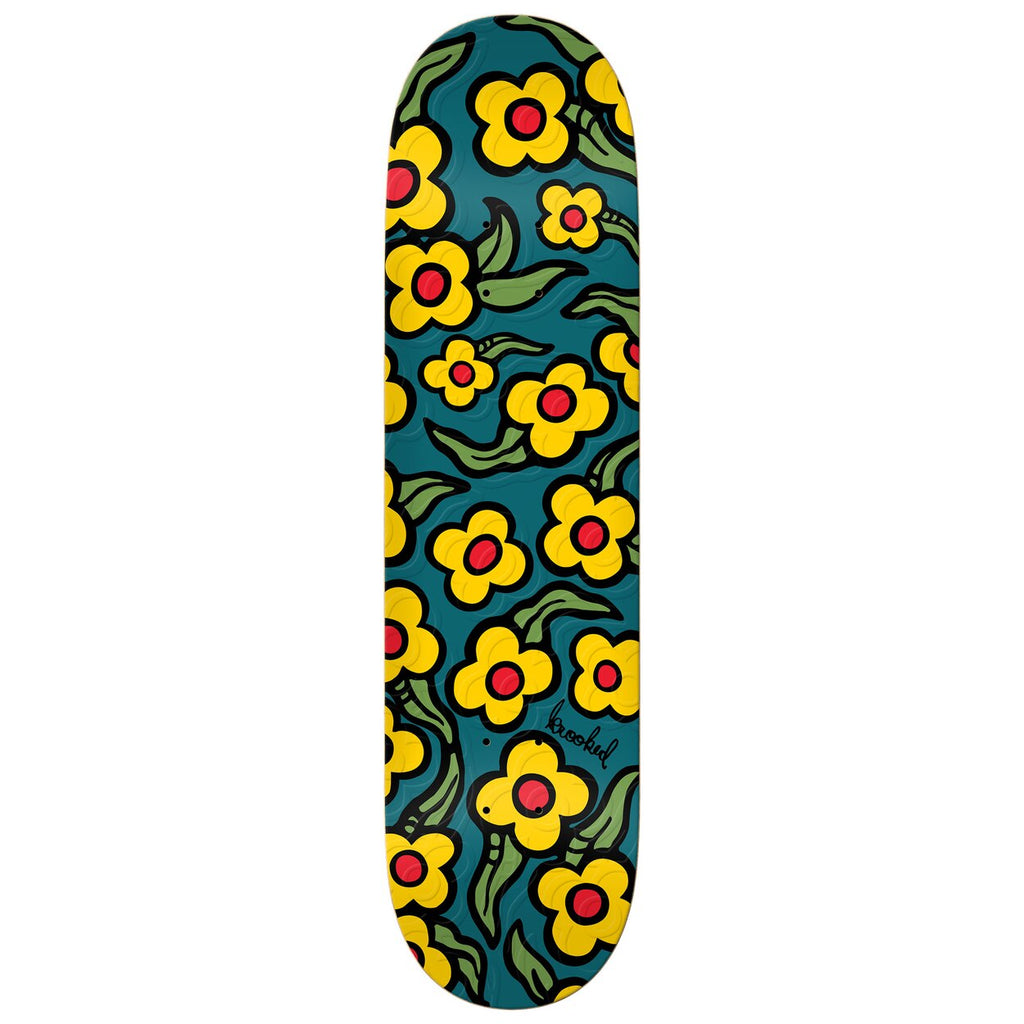Krooked Wild Style Flowers Embossed Skateboard Deck – Exodus Ride Shop