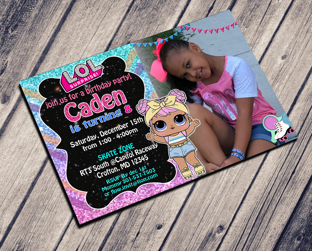 LOL SURPRISE DOLLS BIRTHDAY INVITATION – nerodesign