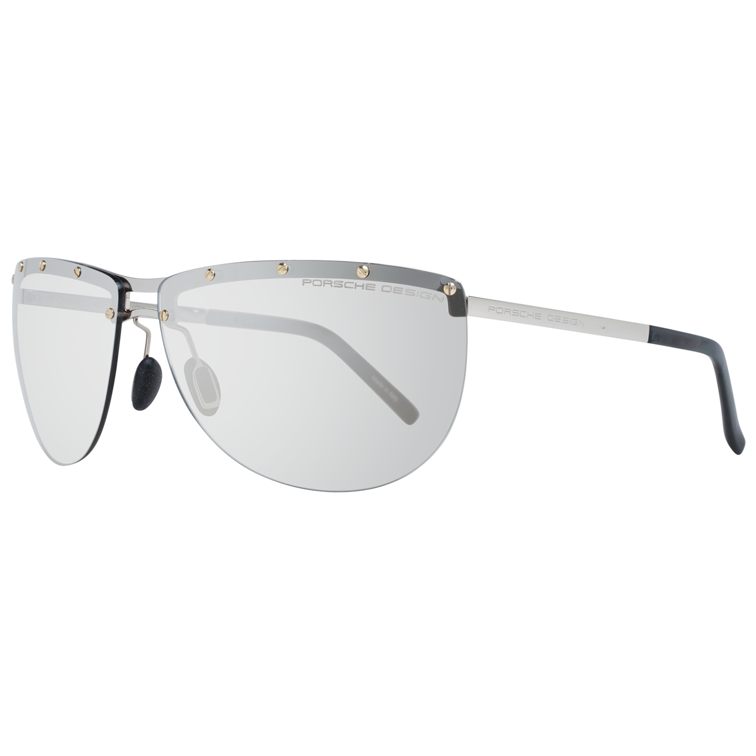 Porsche Design Sunglasses Women Oval Silver P8577 A 68