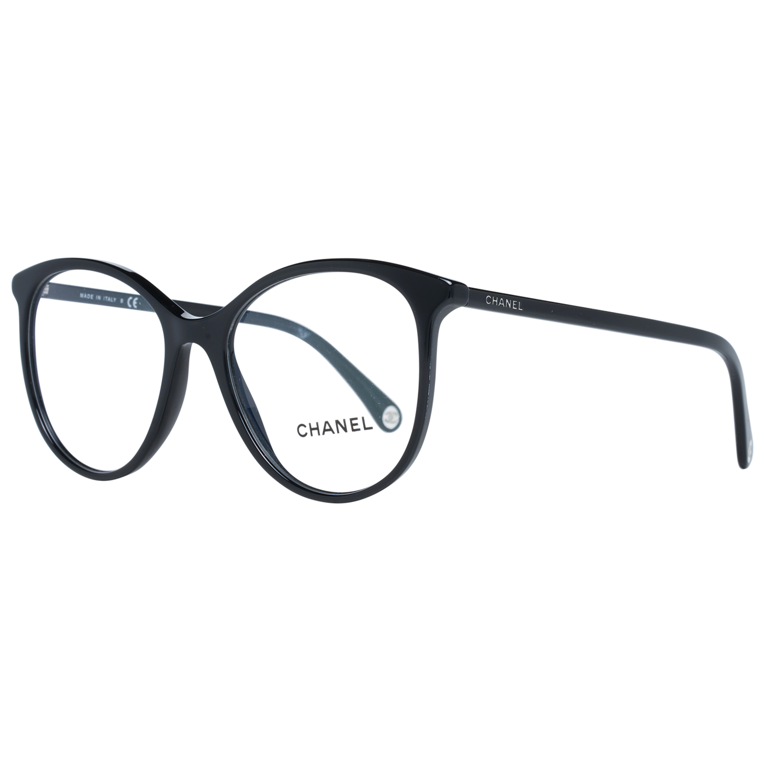 Chanel Glasses Frames - Women Black Rectangle Prescription Eyeglasses