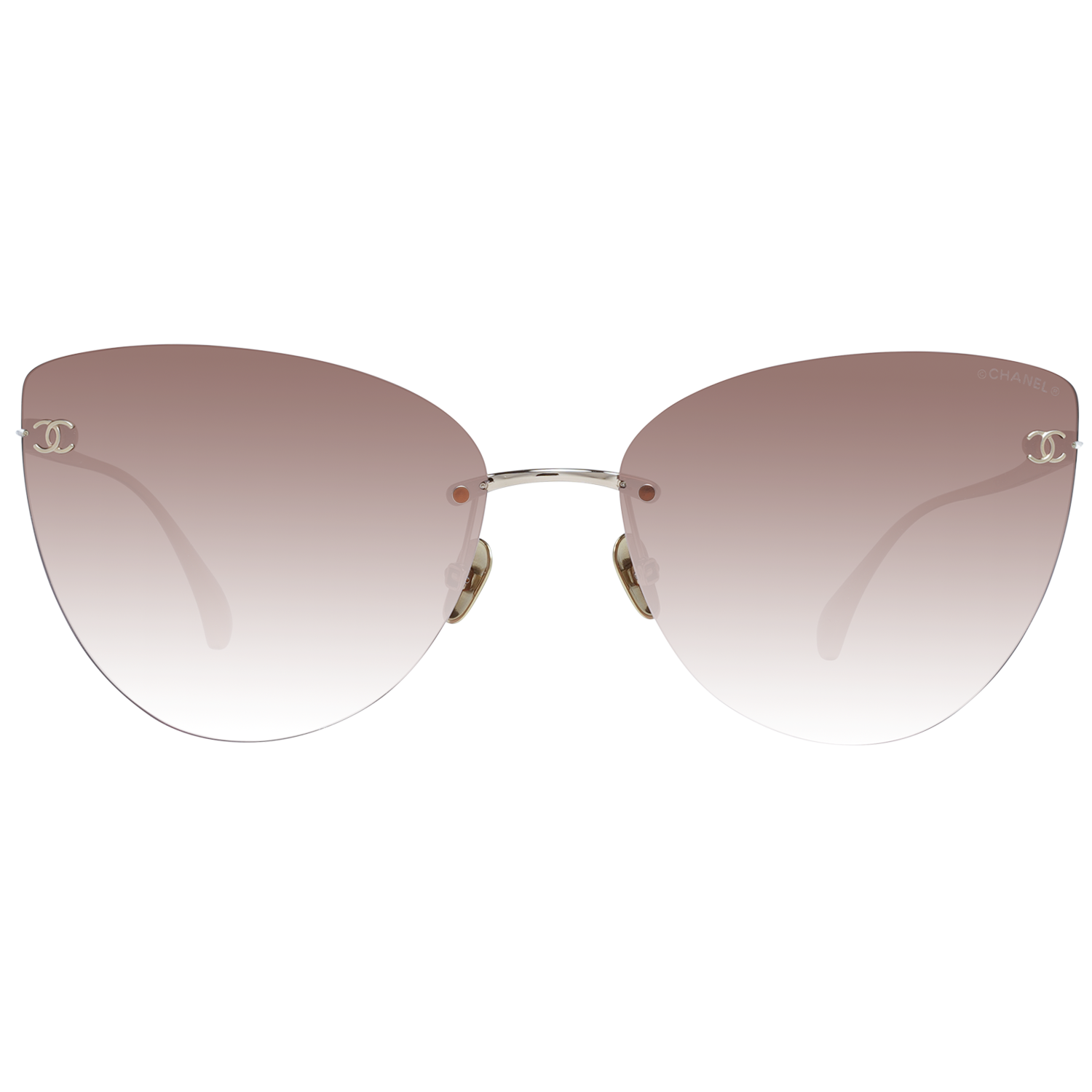 Chanel Cat eye sunglasses with rhinestones  Unique Designer Pieces