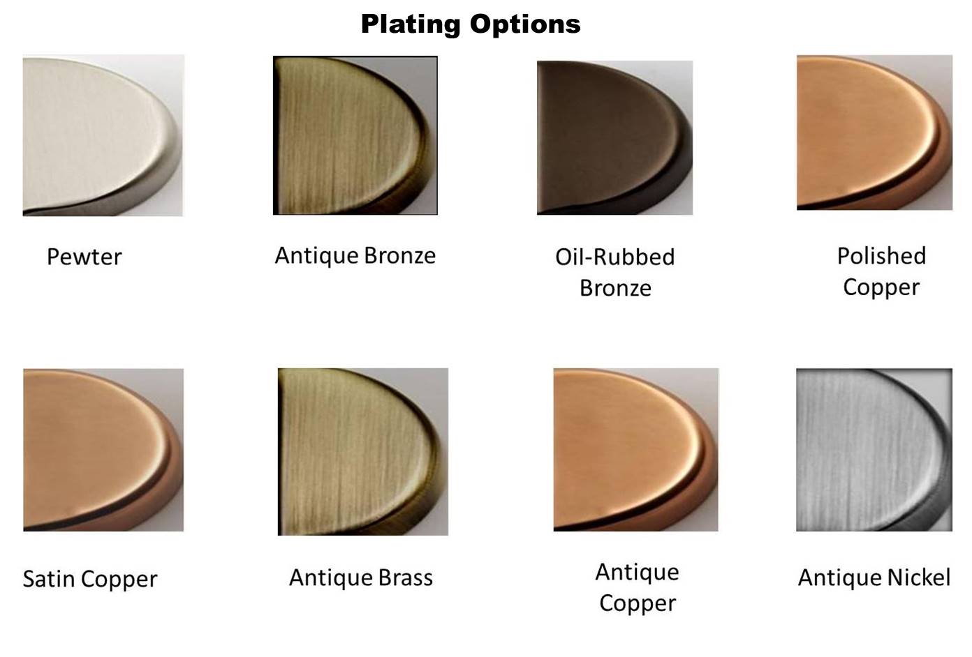 Plated Finishes/Special Finishes