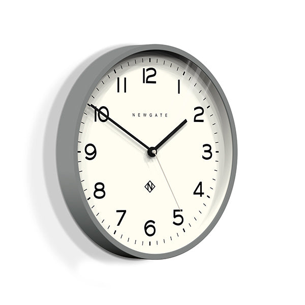 Modern Grey Wall Clock | Minimalist Dial – Newgate World