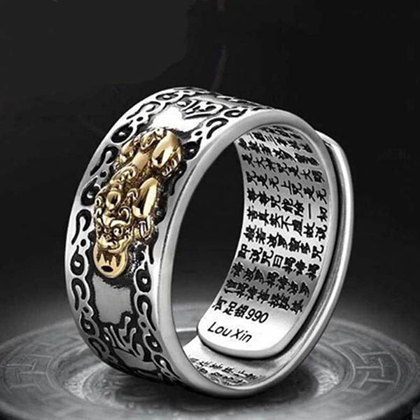 feng shui pixiu mantra ring original