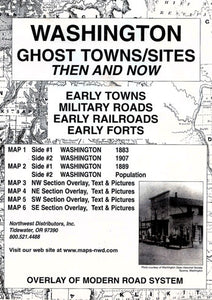 WA. GHOST TOWN SITES THEN & NOW