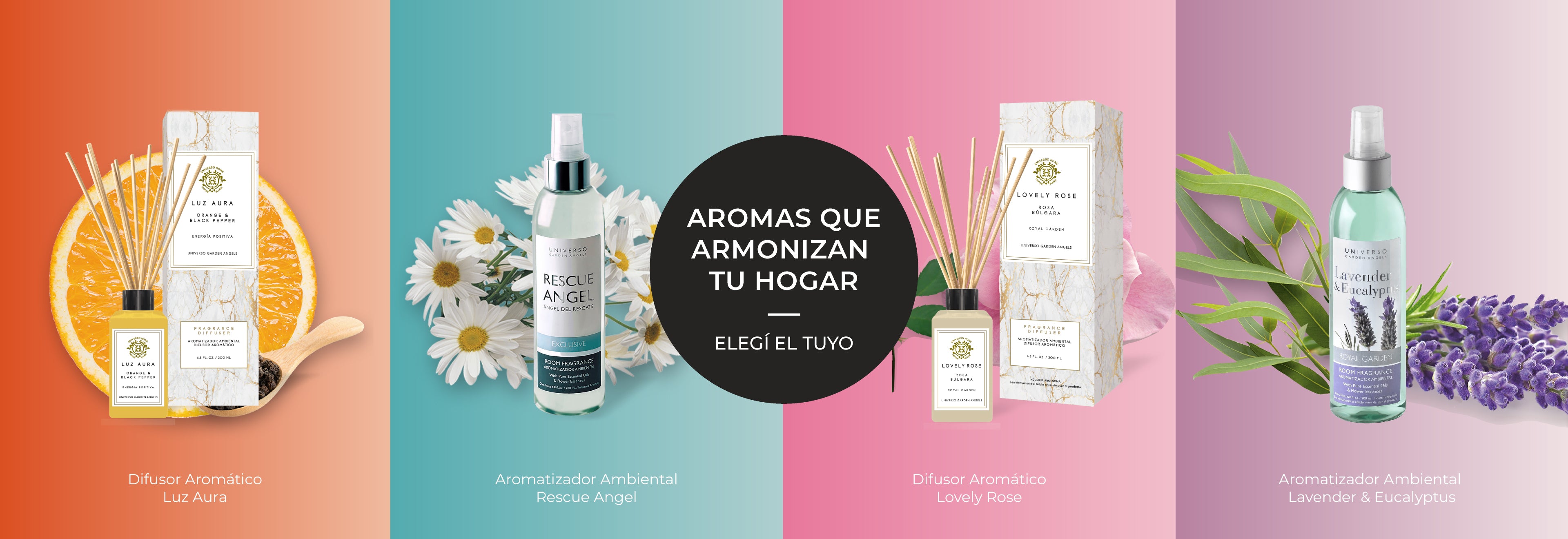 Aromas que armonizan tu hogar – Universo Garden Angels