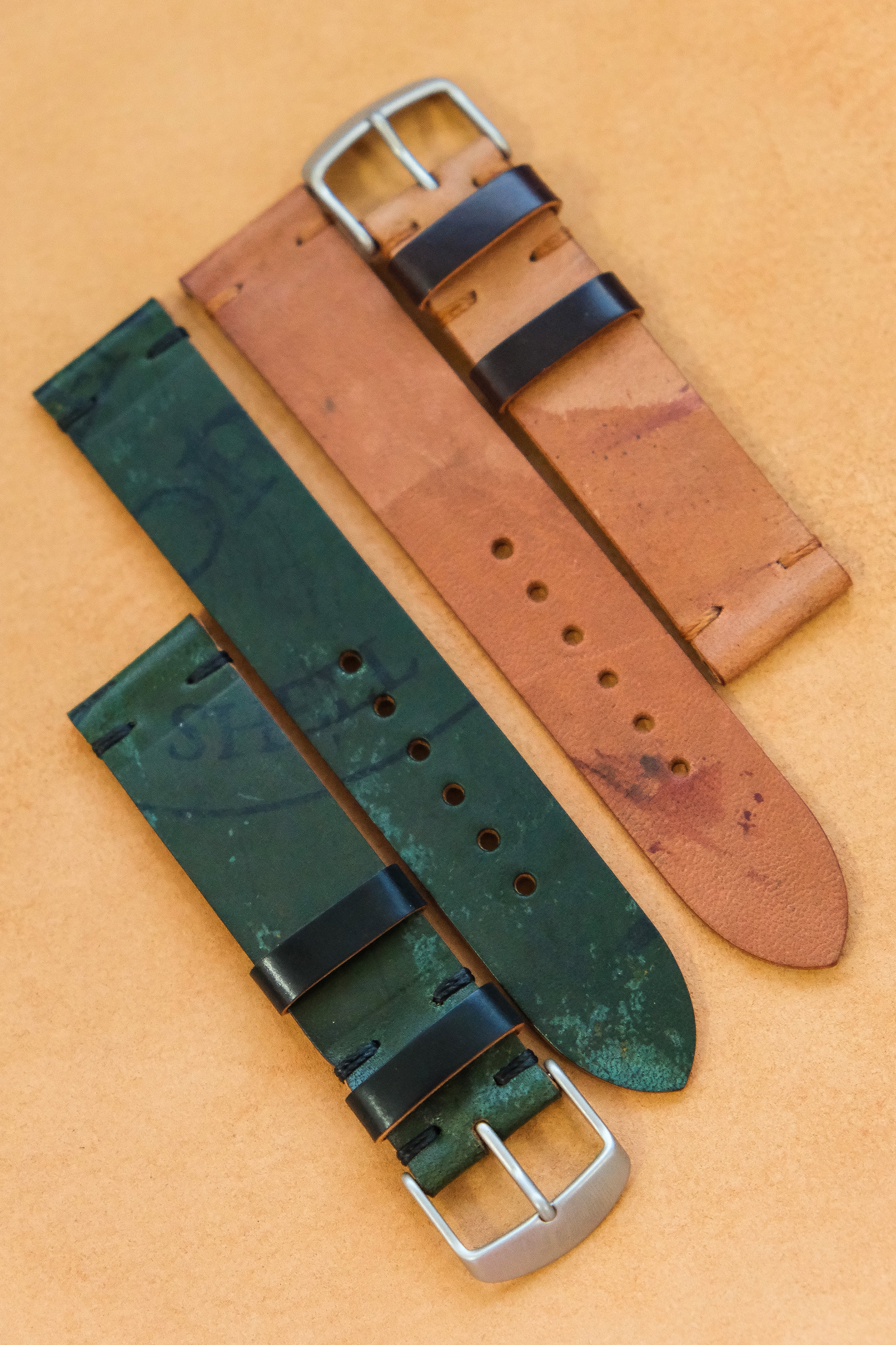 The House Of Straps | Horween Shell Cordovan Reverse Strap