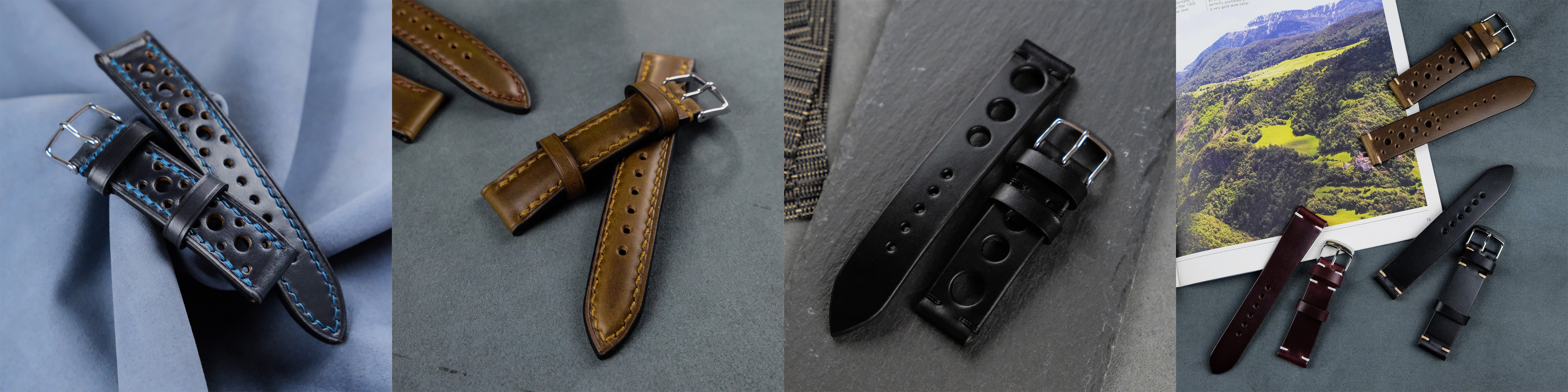American Horween HORWEEN North American Oil Wax Leather Cavalry