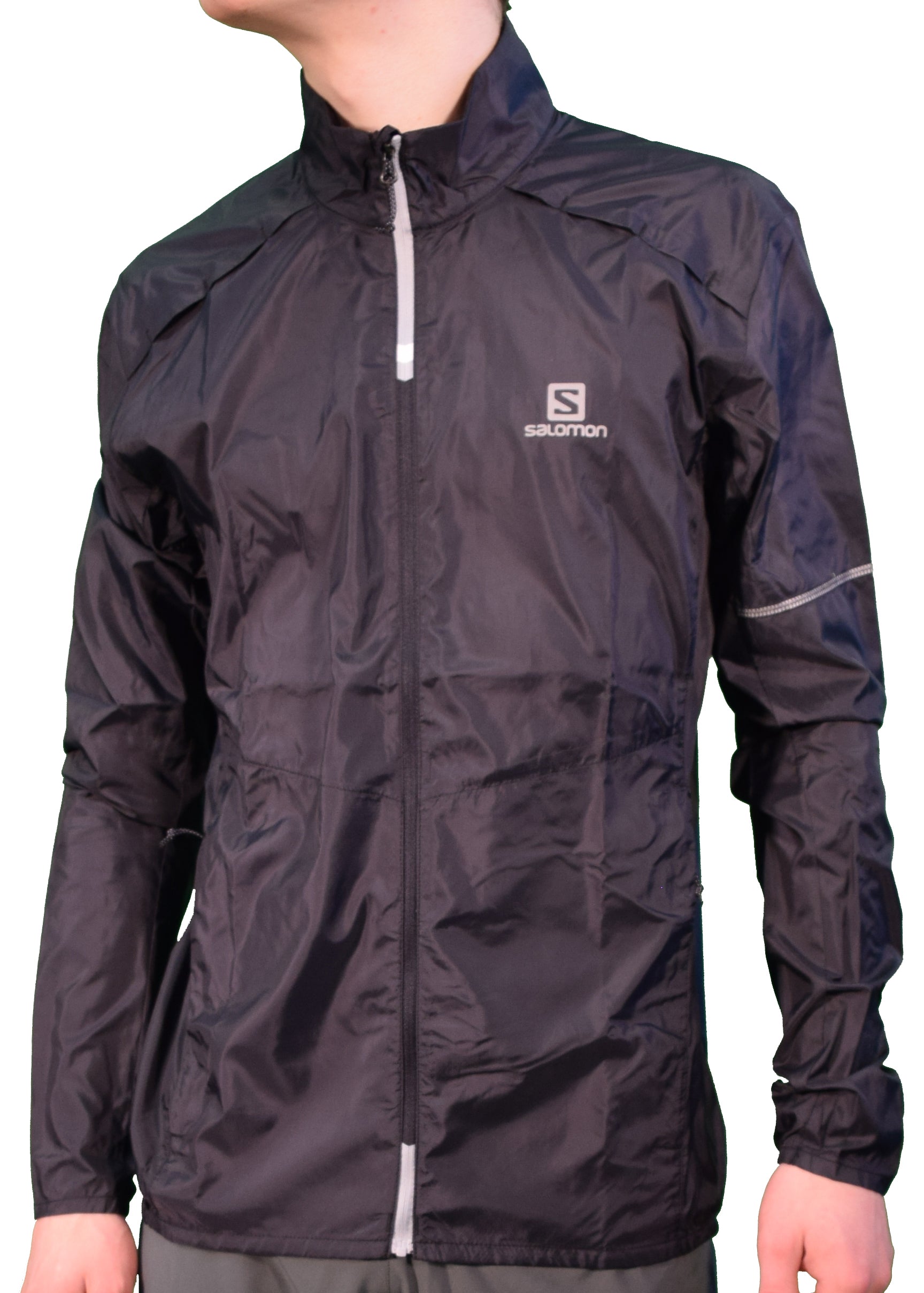 salomon men's agile wind jacket