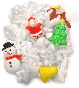 3Ace Crafts Various Polystyrene Balls - Assorted - Polystyrene Cone Puppets, Eggs, Polystyrene Heart Shape, Polystyrene Xmas Shapes, Polystyrene Cubes and Head For Craft