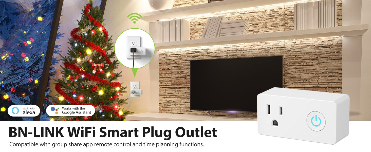 Smart WiFi Outlet Hubless Timer 4 Pack BN-LINK - BN-LINK