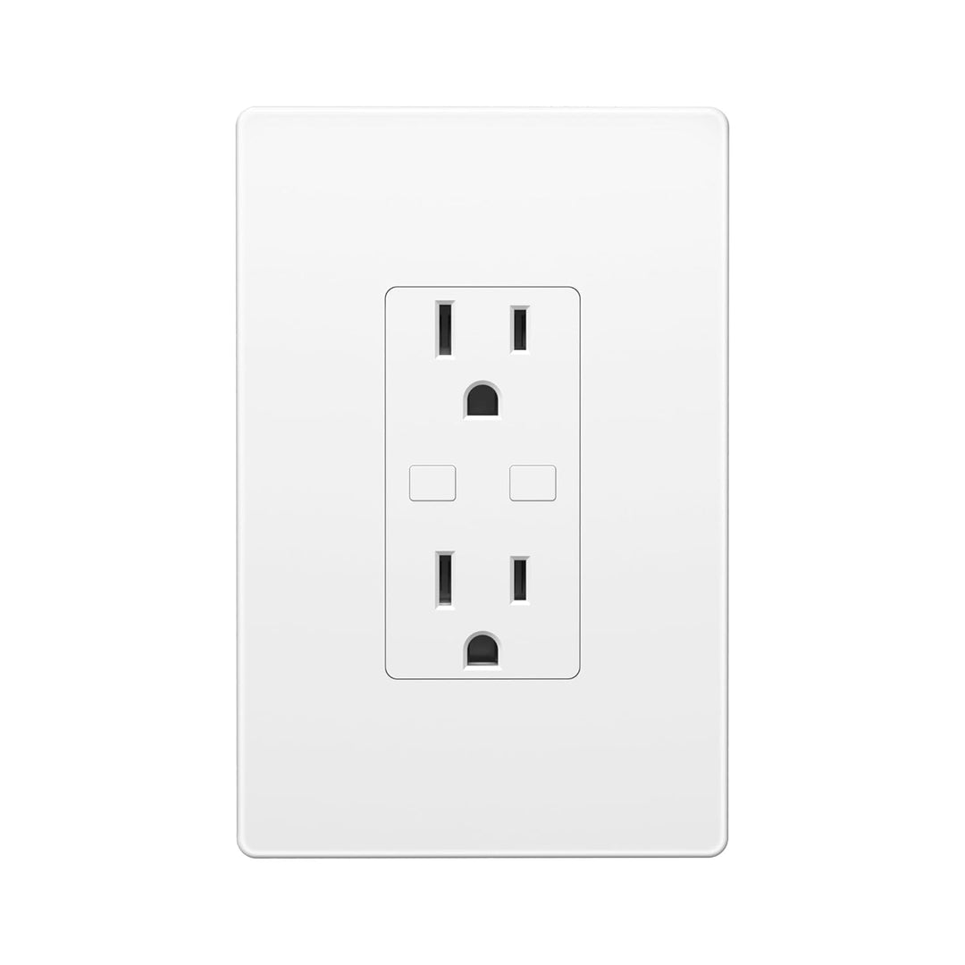 Wireless Outlet Plug with Wall Switch & Braille (On/Off) Mark