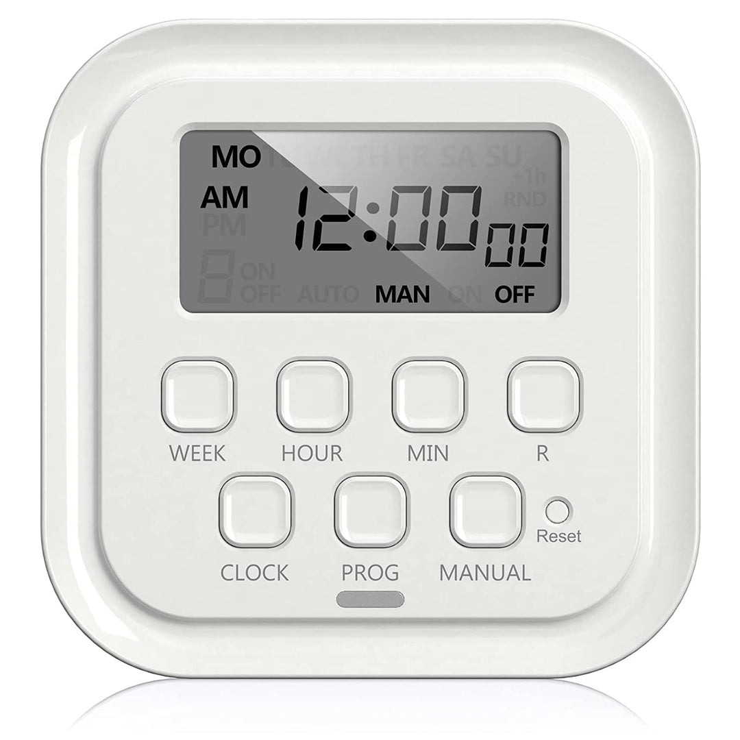 Prime 24-Hour Repeating Cycle Push-Pin Timer - White, 1 ct - Fred