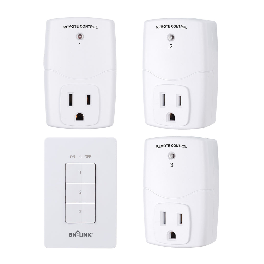 Happyline Two Remote Control Outlet Plug Wireless On Off Power