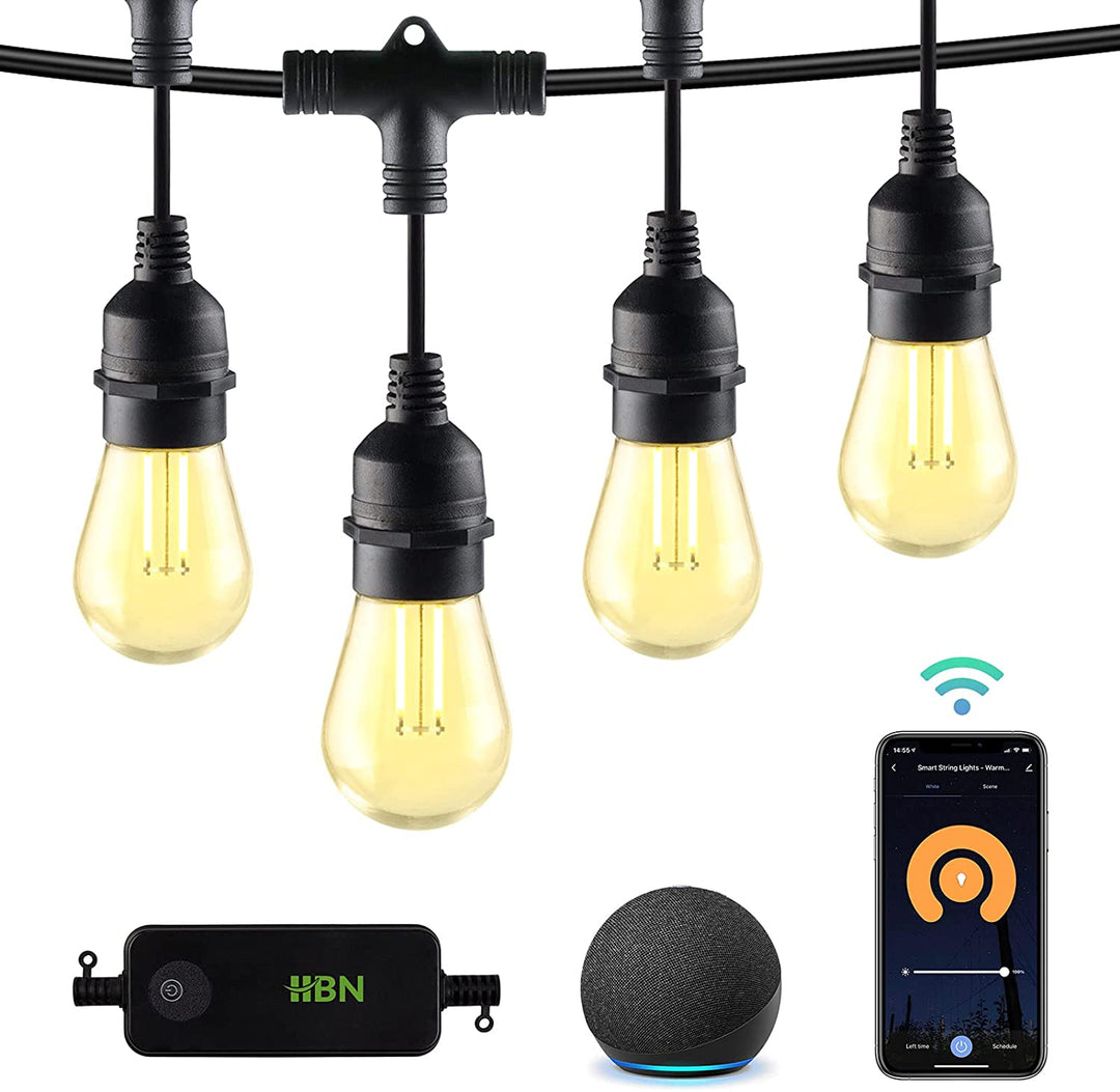 Generic BN-LINK Smart Dimmer Plug, WiFi Outdoor Dimmer for String Lights,  LED, Filament, Halogen lamp
