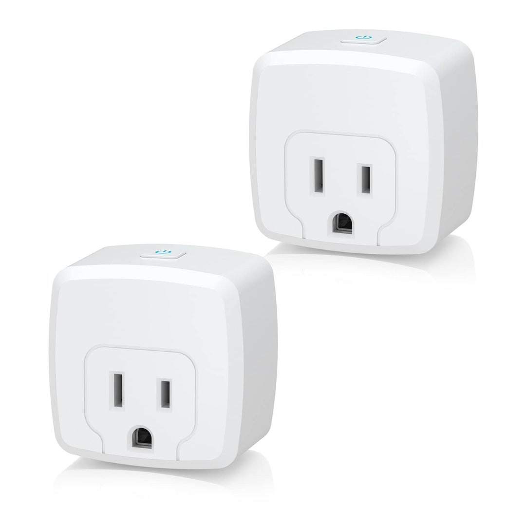 16A Heavy Duty Dual Outlet Outdoor Smart Wi-Fi Plug Timer Outlet Switch,  Compatible with Alexa and Google Assistant, Courtyard Sockets