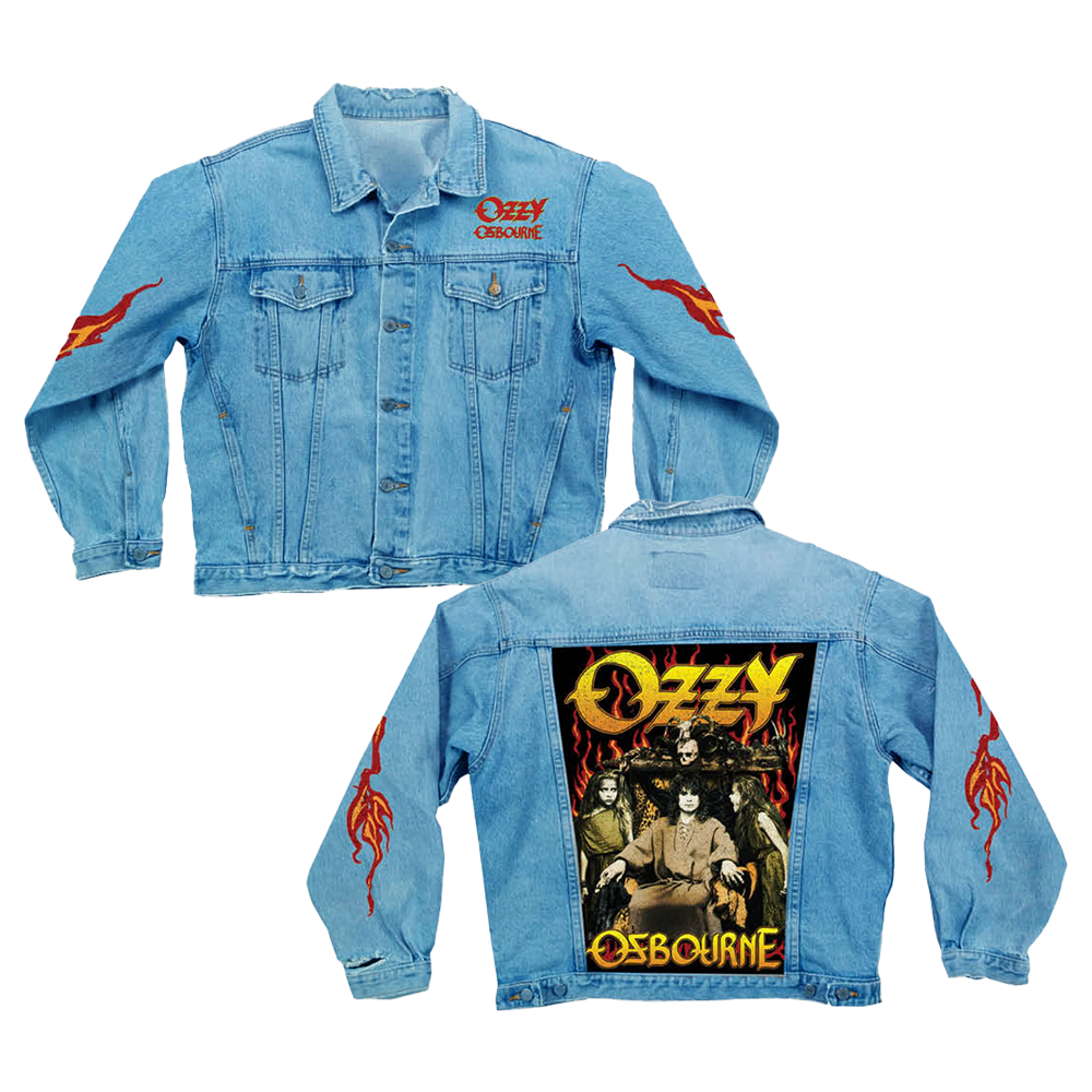 'No Rest For the Wicked' Denim Jacket