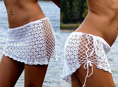 crochet swim skirt cover up