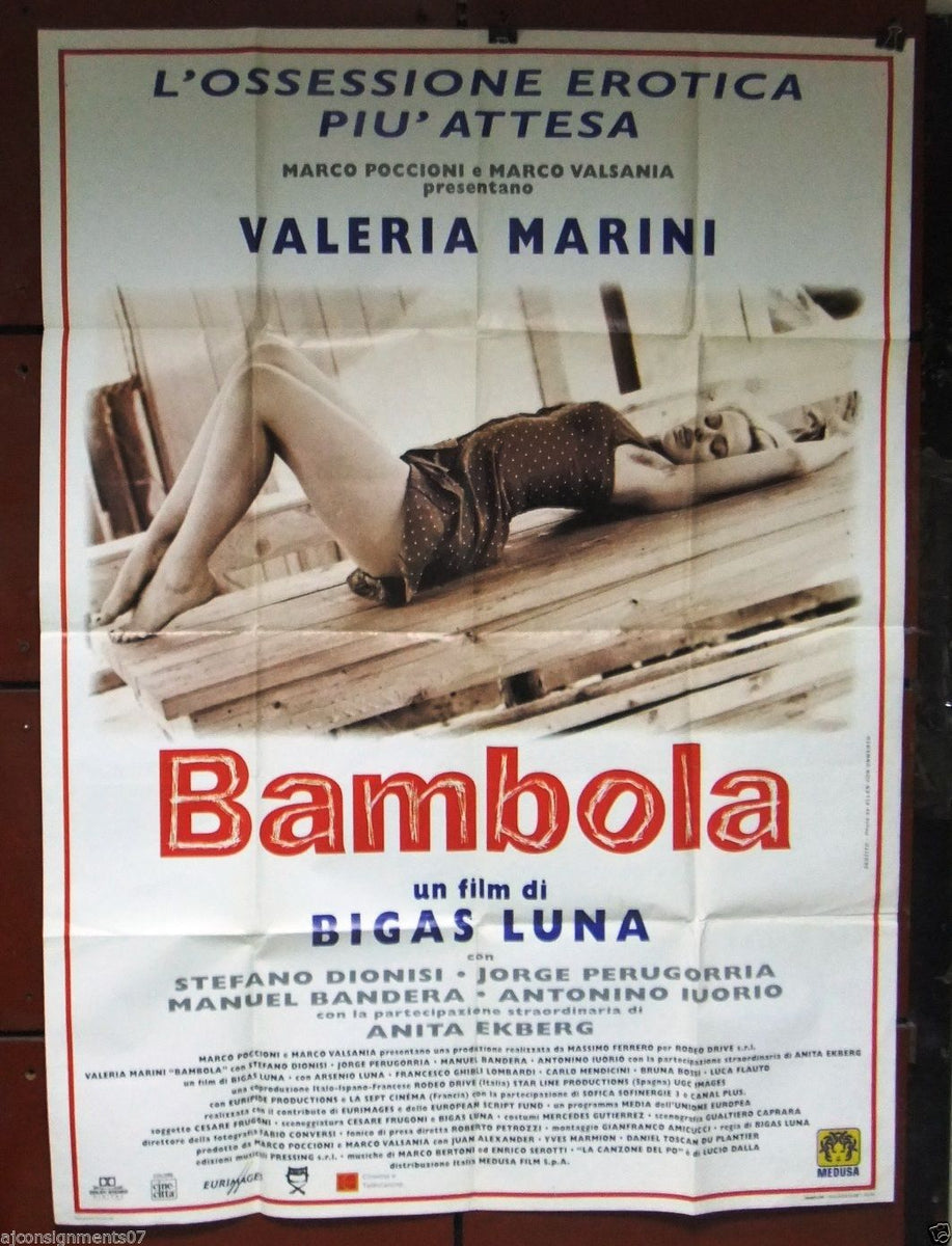 Bambola Valeria Marini 47x63 French Original Movie Poster 90s
