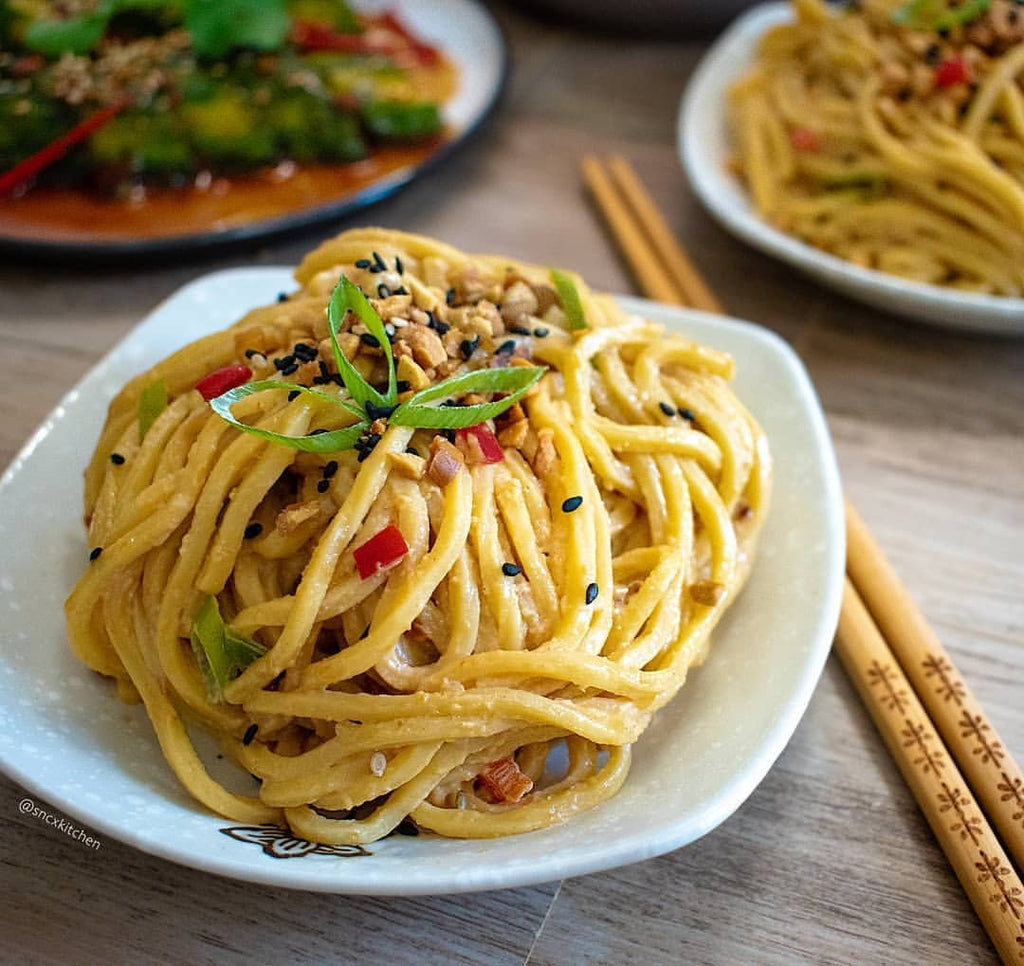 Cashew Sesame Cold Noodles 