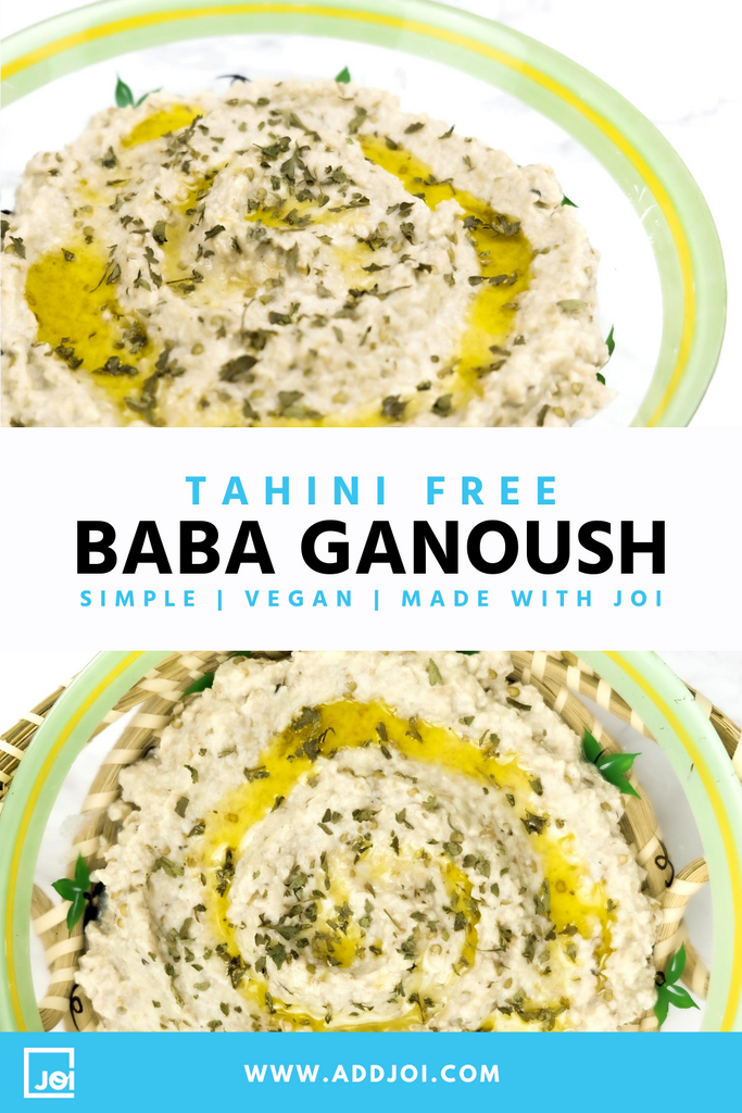 Creamy Vegan Baba Ganoush Made with JOI | Tahini-Free