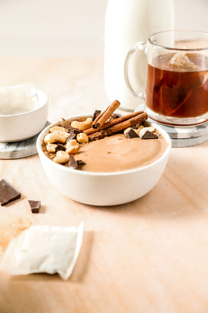 Chocolate Chai Smoothie Bowl Recipe Made with JOI