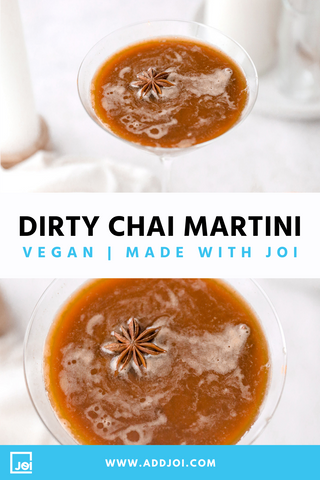 There's A New Holiday Drink In Town: Meet The Dirty Chai Martini | Made with JOI