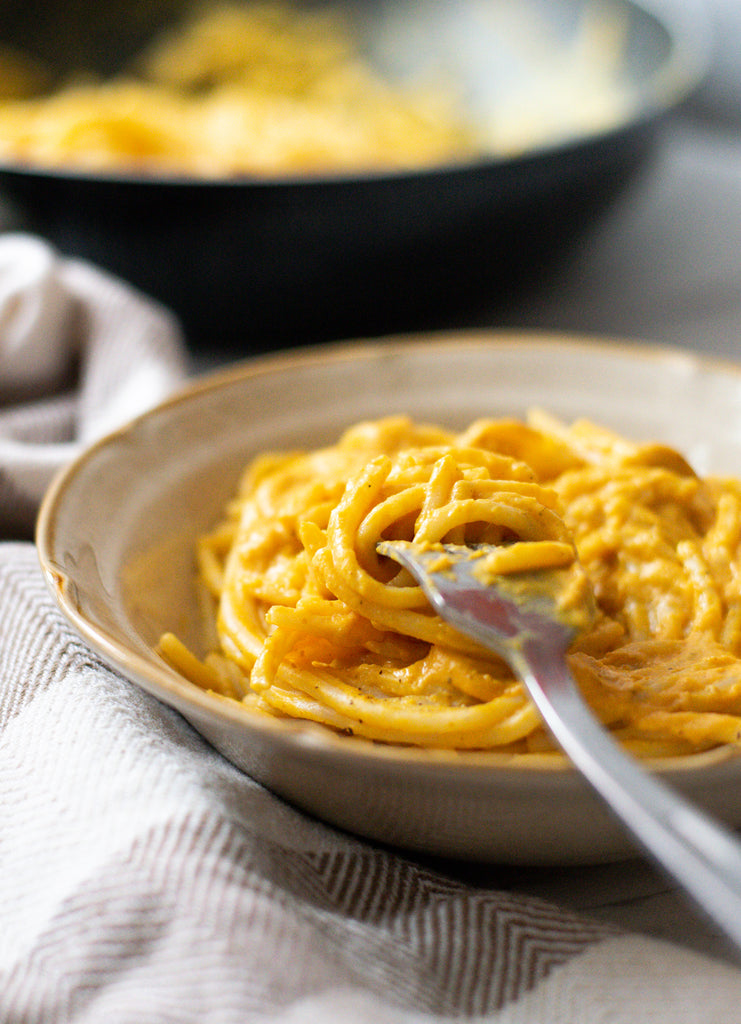 Creamy Vegan Alfredo Pumpkin Sauce