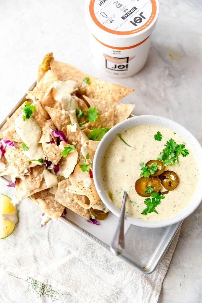 White Vegan Queso Made with JOI