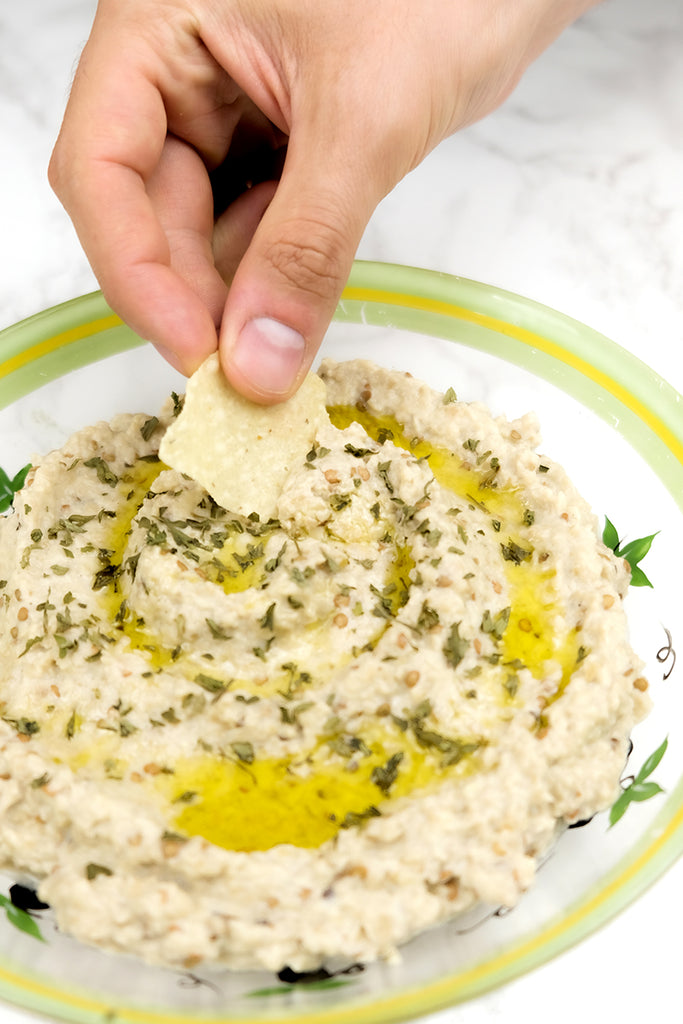 Creamy Vegan Baba Ganoush Made with JOI | Tahini-Free