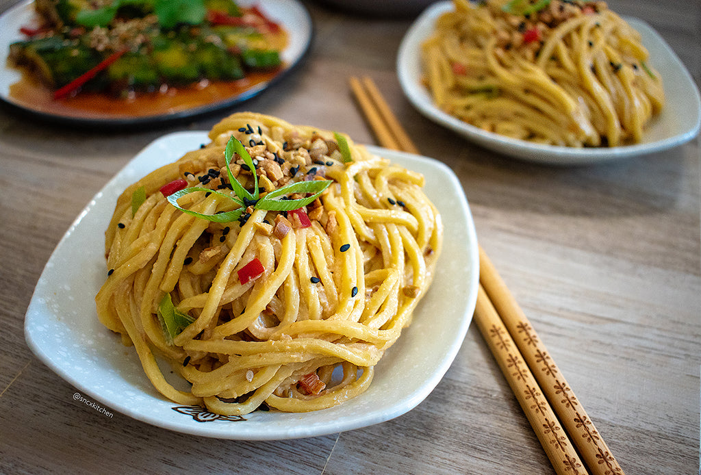 Cold Sesame Cashew Noodles made with JOI