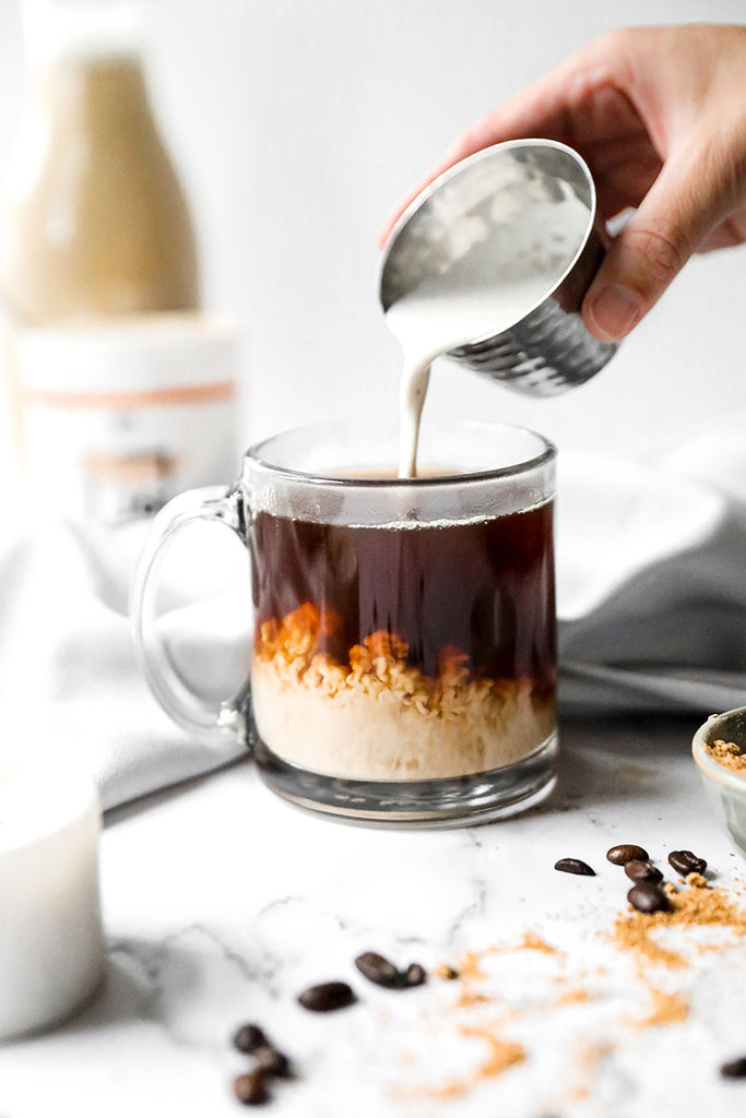 Salted Caramel Coffee Creamer made with JOI