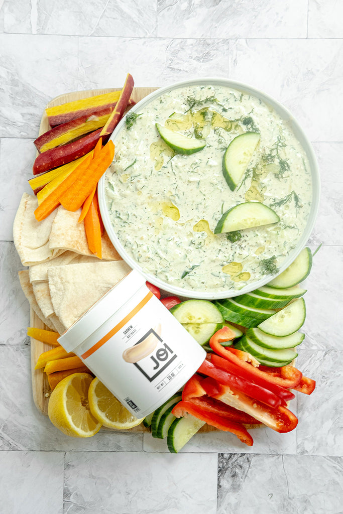 Greek Tzatziki Sauce Made with JOI