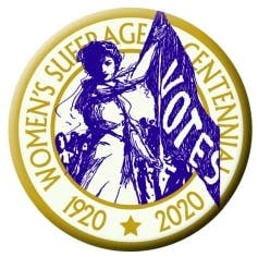 Button - Women's Suffrage Centennial - 1920-2020
