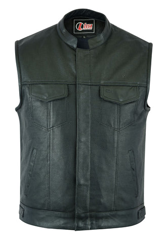 Men's Genuine Leather Sale CUTAWAY WAISTCOAT Open Front