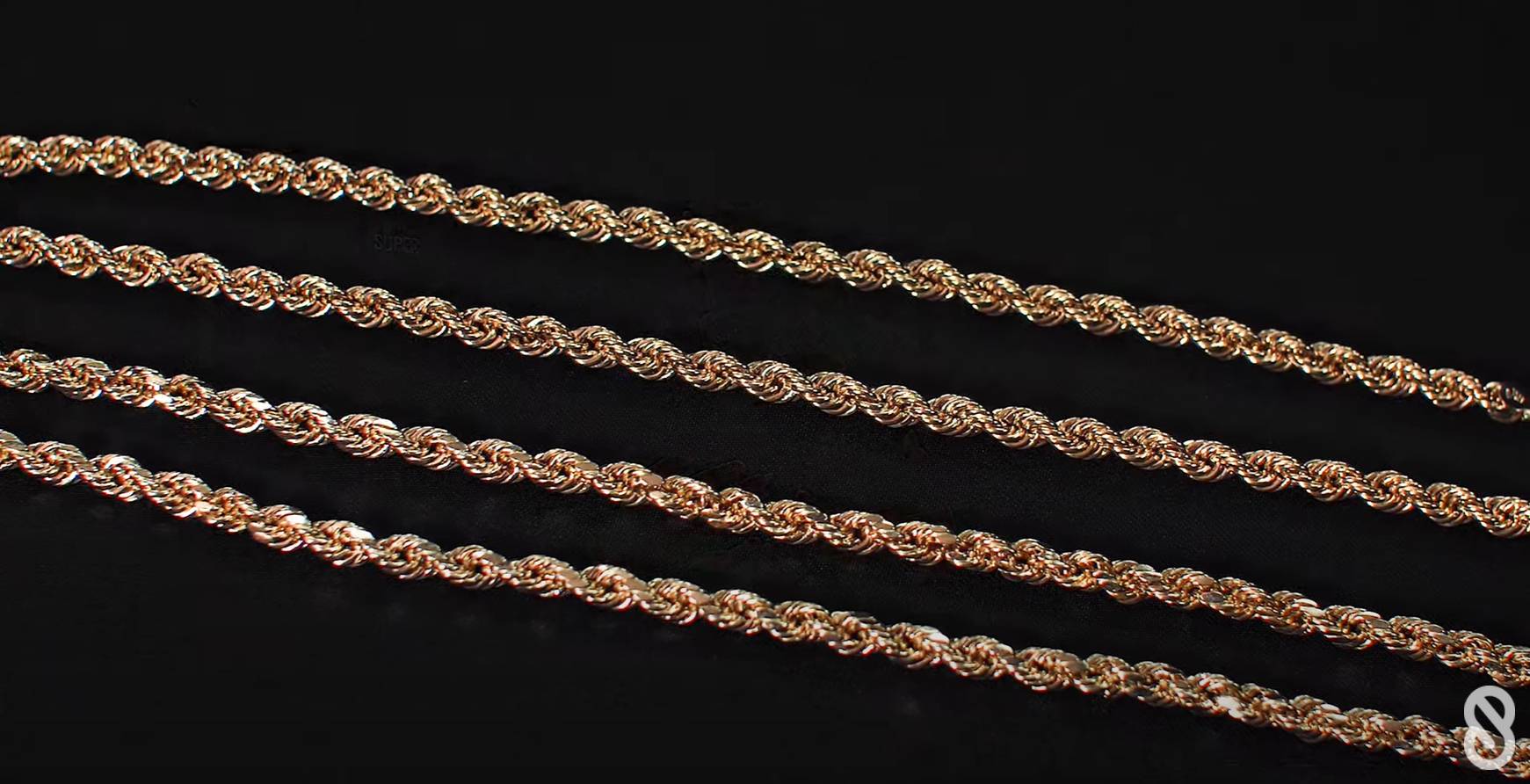 Diamond Cut Rope Chain