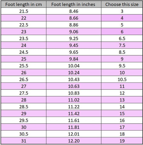 Evita drag queen size chart