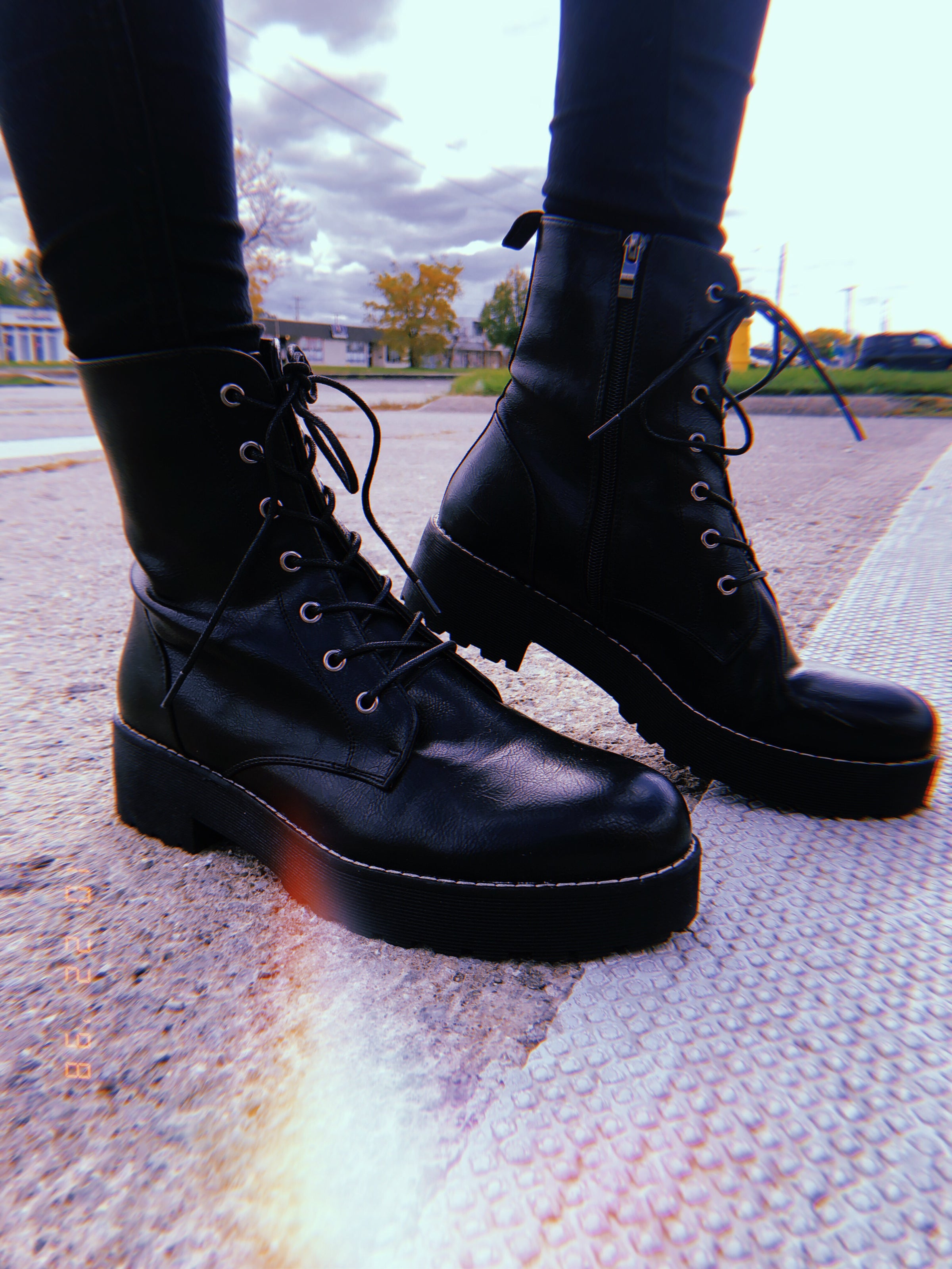 dirty laundry combat boots