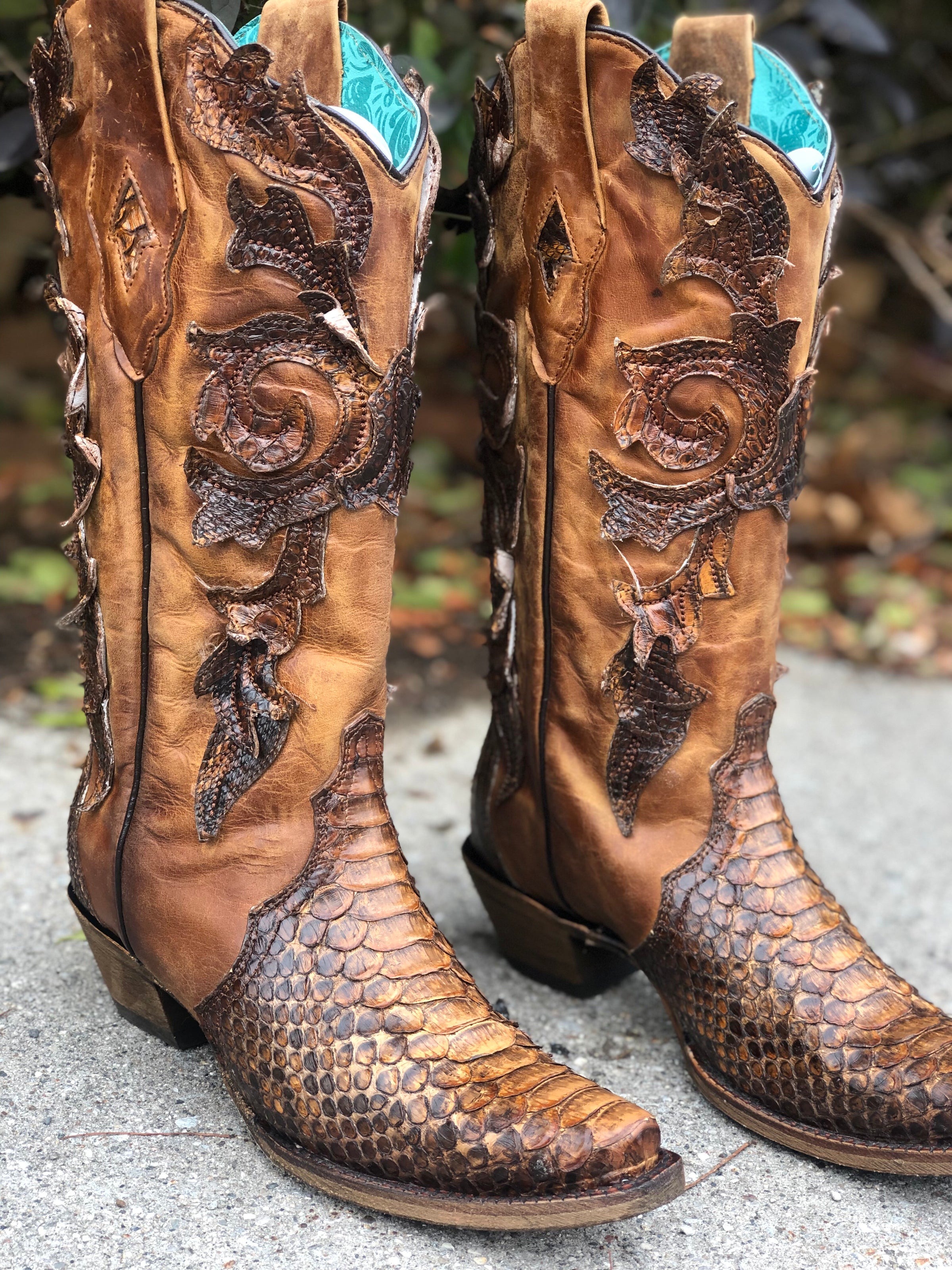 corral boots python