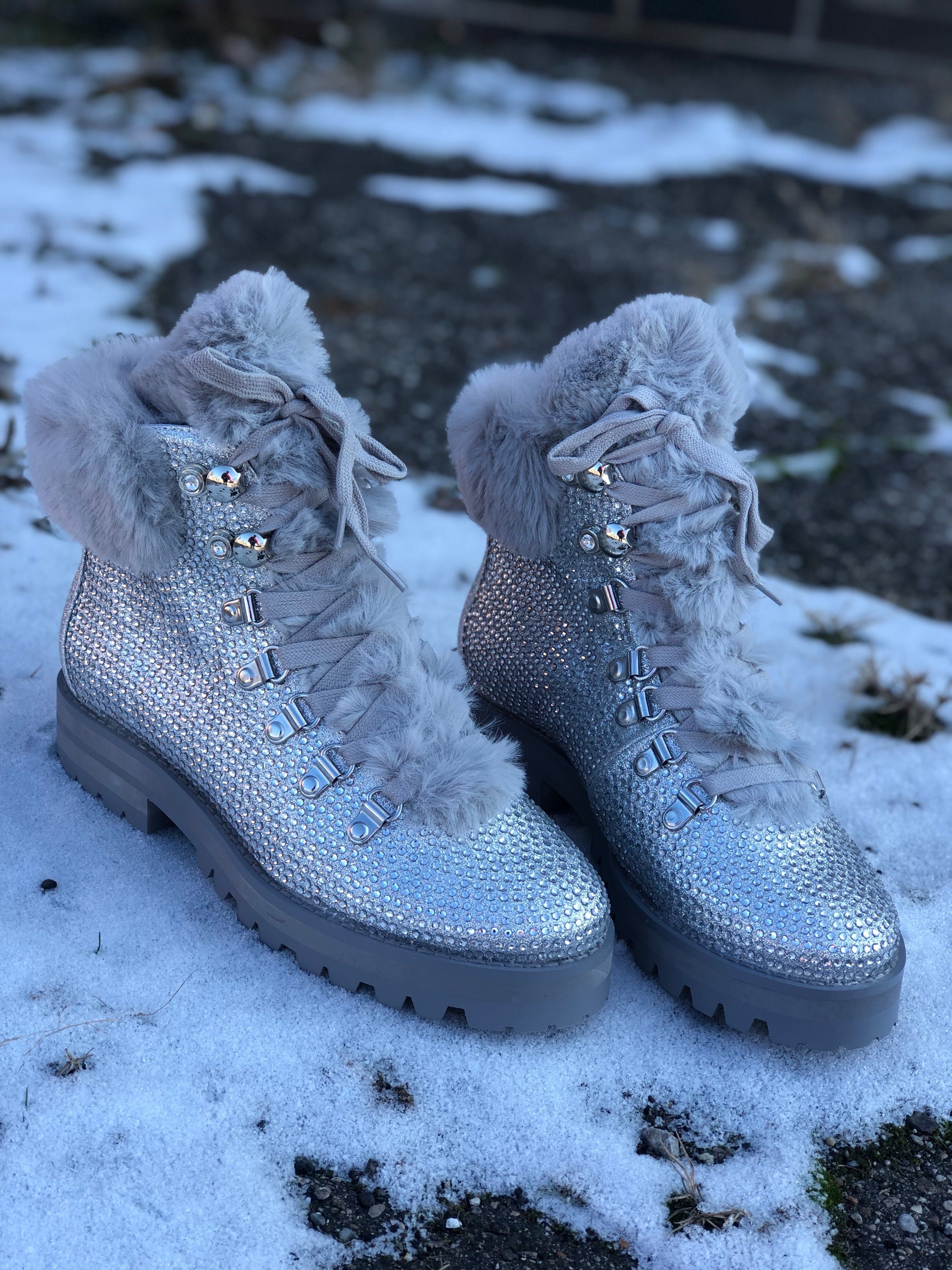 jessica simpson silver boots