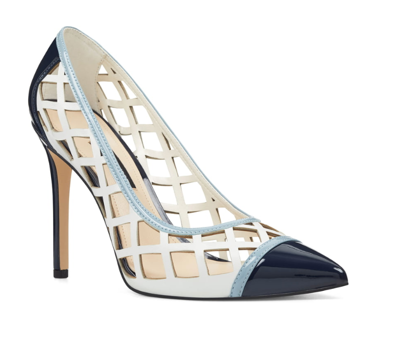 nine west tatum lattice pumps