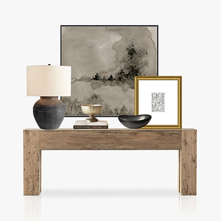 Console Table Styling, Neutral Console Table Ideas