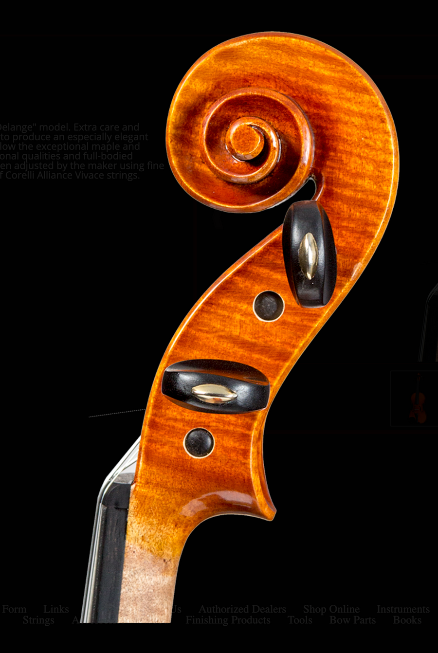 Aubert Lutherie - Christophe Delange Violin – Fountain Music