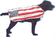 USA dog coat