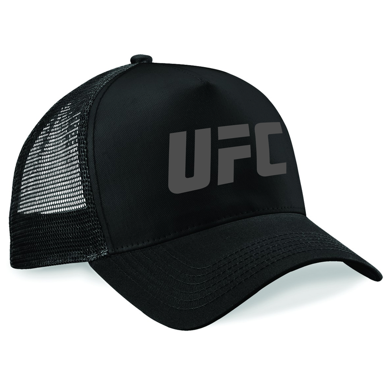 UFC Embroidered Trucker Cap Large Logo 